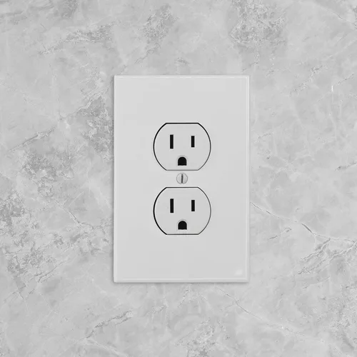 Miniatura 2 de Questech Cubiertas de tomacorrientes, placas de pared dúplex individuales, placas de interruptor de 1 banda, cubiertas de toma de corriente