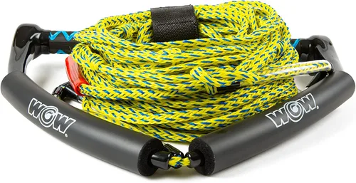Miniatura 5 de Wow Sports Cuerda de remolque para wakeboard de 70 pies, mango de truco, para tubos de cubierta, wakeboards y esquís acuáticos