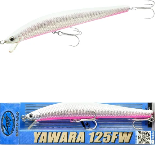 Miniatura 18 de LUCKY CRAFT FlashMinnow 125 YAWARA, señuelos de pesca de agua salada, accesorios y equipo de pesca de surf Jerkbait, señuelos de pesca de fletán