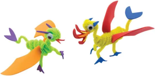 Miniatura 4 de Creativity Street Jumbo Chenille Stems, 12" x 6 mm, Craft Pipe Cleaners in Assorted Basic Colors, Pack of 100, Case of 12 Packs, 1200 Chenille Stems