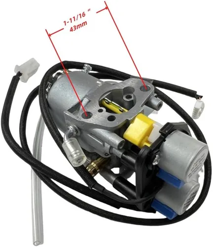 Miniatura 4 de Conjunto de carburador con motor de stepper, juntas y línea de combustible para generador inversor de doble combustible Predator de 5000 vatios