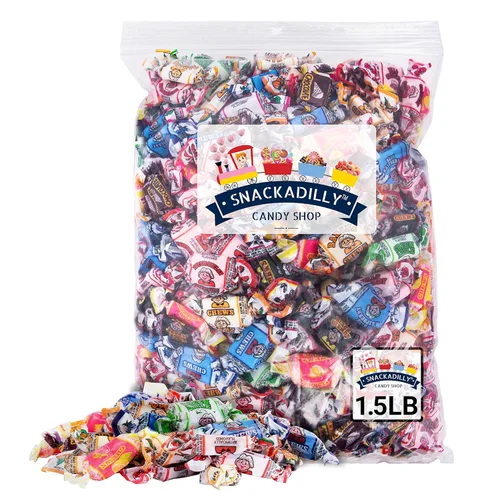 Miniatura 3 de Masticables de Frutas a Granel TAMAÑO DE VALOR 3 Libras Bolsa "480 Masticables" - ¡Todos los 15 Sabores Incluyendo Ácidos! - Frambuesa Azul