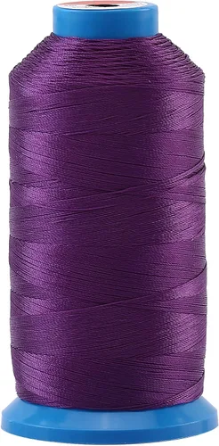 Miniatura 12 de Selric [1500 yardas/recubierto/sin desenredo/22 colores disponibles] Hilos de nailon prensado resistentes #69 T70 tamaño 210D/3 para tapicería