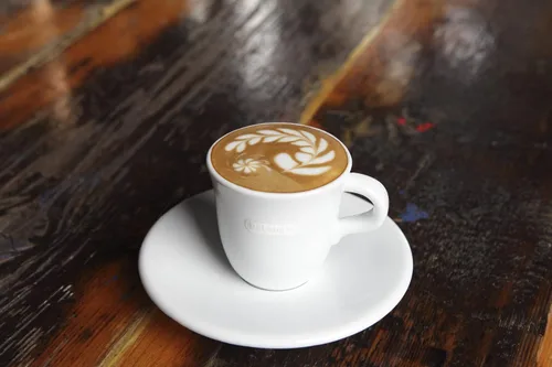 Miniatura 2 de De'Longhi DLSC309 - Taza y platillo de porcelana para capuchino, juego de 2