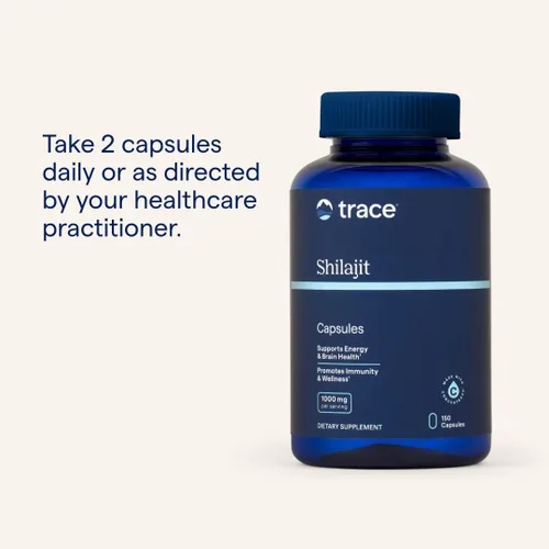 Miniatura 4 de Trace Minerals Shilajit Cápsulas - Suplemento Shilajit para el bienestar diario - Apoyo a la inmunidad - Energía, salud cerebral y apoyo a