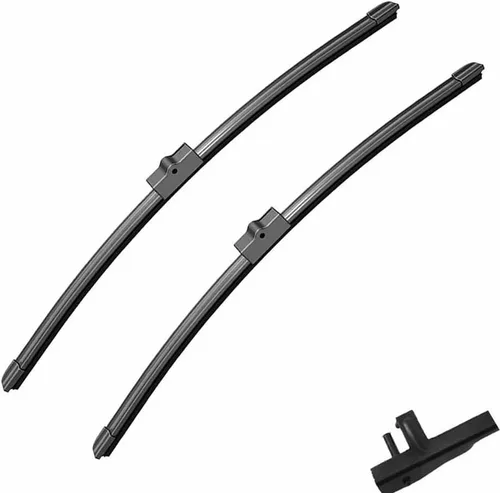 Compatible con BMW Serie 5 F10 F11 F07 GT 2010 – 2016 520d 535i - Escobillas del limpiaparabrisas delantero y trasero del automóvil, accesorios para