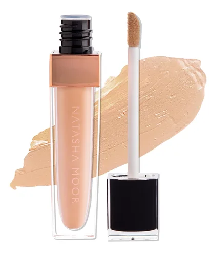 Miniatura 14 de NATASHA MOOR: Liquid Magic Corrector – Máxima cobertura para ojeras – Larga duración, resistente al agua, vitamina E, libre de crueldad – Adecuado