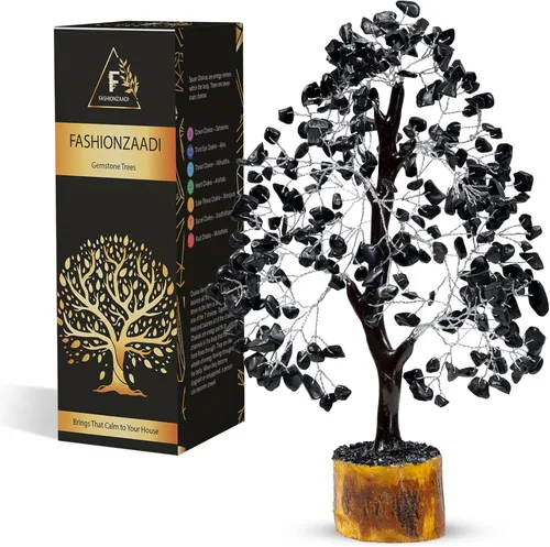 Miniatura 22 de FASHIONZAADI Árbol de la vida de 7 chakras, cristales y piedras curativas, regalos de cumpleaños para mujeres, árbol de cristal para energía