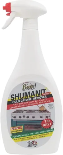 Shumanit Bagi - Removedor de grasa fría, Kosher para Pascua, 26.4 onzas líquidas en embalaje Sanisco (paquete de 1)