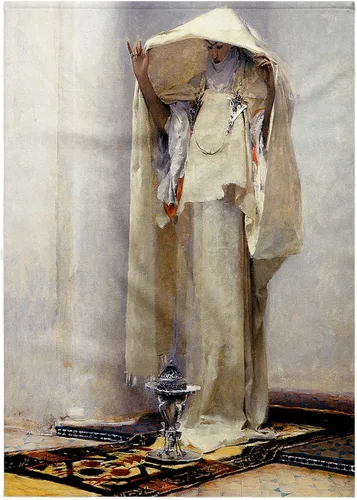 Miniatura 8 de 3D Rose Fumee Dl Ambre Gris Tangiers by John Singer Sargent Toalla de 15.0 x 21.7 in