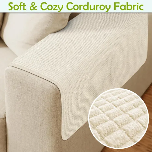 Miniatura 4 de Fundas para brazos de sofá, fundas para brazos de sofá, funda impermeable para reposabrazos de sofá, sillón, sofá de dos plazas, funda