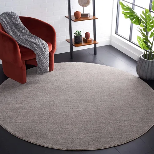 Miniatura 22 de SAFAVIEH Lasa Collection - Alfombra de área de 5.3 x 7.7 pies, color gris claro, diseño de flecos sólidos, no desprende pelusa y de fácil cuidado