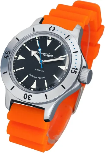 Miniatura 2 de Vostok Amphibian 120 - Reloj de pulsera militar ruso automático #120512, Casual