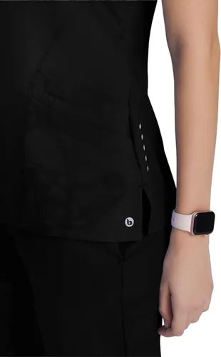 Miniatura 5 de Barco ONE - Top de 5 bolsillos con cuello en V para mujer, elástico en 4 direcciones