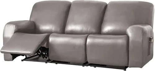 Miniatura 11 de Funda para sofá reclinable de 2/3 plazas, de piel sintética, impermeable, con bolsillo lateral, funda para sillón de masaje, protector de muebles