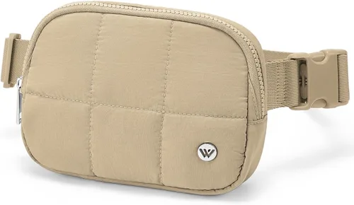 Miniatura 97 de WESTBRONCO Riñoneras para mujeres y hombres, bolsa para cinturón con bolsillos con cremallera, riñoneras modernas, bolsas cruzadas ligeras de 1