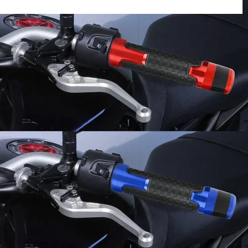 Miniatura 3 de Contrapeso 7/8 "0.866 in motocicleta CNC accesorios manillar mano agarraderas barra tapa tapa enchufe para Yamaha MT-09 para Tracker MT09 FJ09