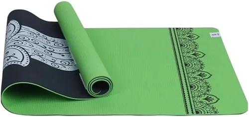 Esterilla de yoga – Esterilla de yoga de primera calidad reversible extra gruesa y grande antideslizante para todo tipo de yoga, pilates y