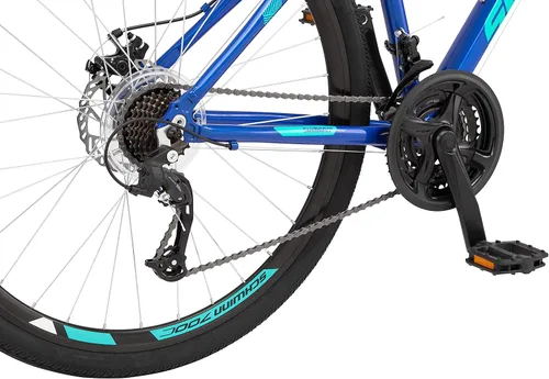 Miniatura 6 de Schwinn GTX Comfort - Bicicleta híbrida para adultos, para hombres y mujeres, bicicleta deportiva doble, ruedas de 700c, marco de aluminio ligero