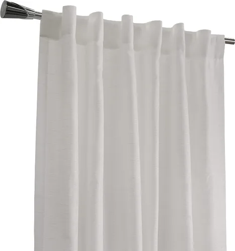 Miniatura 3 de Loft Living Davos Textered Jacquard - Cortina de doble cabezal de 52 x 84 pulgadas, color blanco roto