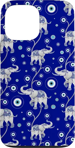 Miniatura 24 de Funda con dije de elefante de mala suerte para iPhone 17