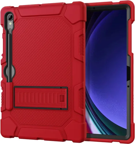 Miniatura 10 de Funda para Samsung Galaxy Tab S10 Lite/ S10 FE/ S9 FE 5G 10.9 Pulgadas/Galaxy Tab S9 11 Pulgadas 2023, Funda Protectora a Prueba de Golpes con Negro