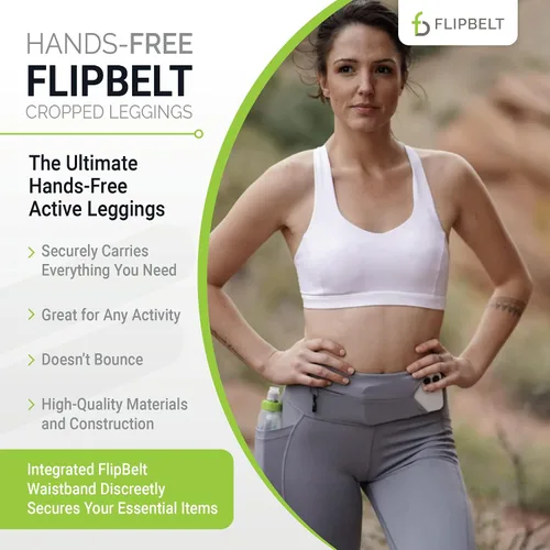 Miniatura 2 de FlipBelt Women's Standard Mid Rise Athletic Leggings