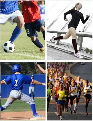 Miniatura 7 de Rolxmed Calcetines deportivos de compresión para correr, fútbol, béisbol, para jóvenes, mujeres y hombres, 15-20 mmHg, ajuste delgado (1 par3 pares)