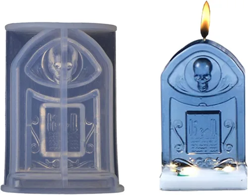 Miniatura 12 de Moldes de vela en forma de cubo, moldes de velas 3D para hacer velas, molde de vela de silicona de panal para adornos de jabón caseros, velas