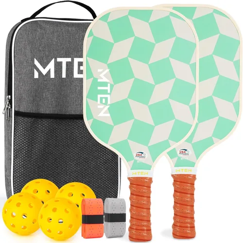 Miniatura 27 de Pickleball Paddles Set of 2 or 4, or Single Paddle – USAPA Approved Fiberglass Surface Pickleball Rackets Set for Men & Women azul (blue*1)