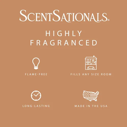 Miniatura 3 de Scentsationals No Place Like Home - Cera perfumada para derretir – Canela y clavo, 10 onzas (24 cubos)