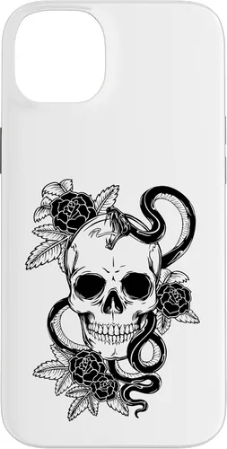 Miniatura 15 de Gothic Flower Skull Snake Roses Case for iPhone 16