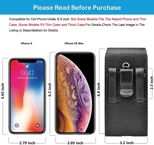 Miniatura 7 de Funda de cuero para iPhone 17 Pro, Samsung, Motorola, Xiaomi, funda de protección Huawei, funda de protección para teléfono con hebilla de cinturón
