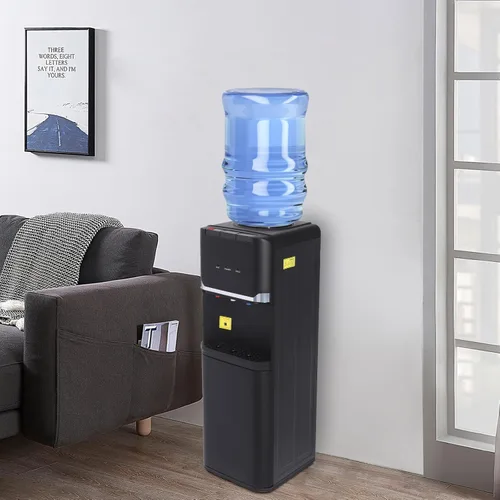 Miniatura 8 de Dispensador de agua de carga superior, enfriador de agua fría y caliente, 3 ajustes de temperatura, bloqueo de seguridad para niños, dispensador