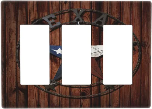 Miniatura 93 de Mid Century Morden Boho - Placa de pared para interruptor de luz dúplex de 1 banda, placa frontal decorativa eléctrica para receptáculo para baño