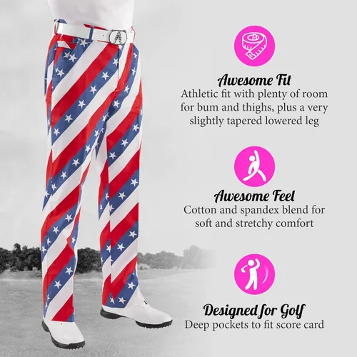 Miniatura 7 de Royal & Awesome - Pantalones de golf para hombre