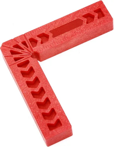 Miniatura 4 de KINJOEK 6 cuadrados de posicionamiento de 4 pulgadas y 90 grados, abrazaderas de ángulo recto para carpintería, herramienta cuadrada de sujeción