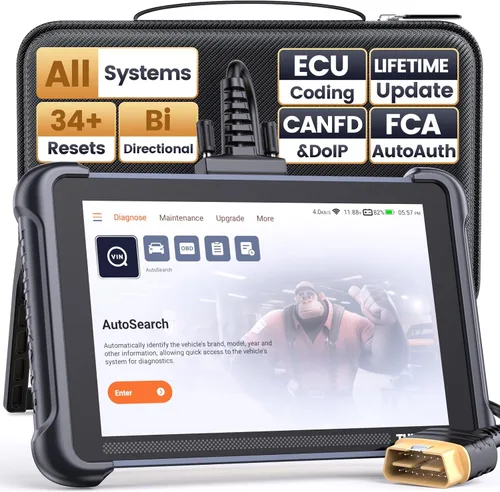 THINKCAR THINKSCAN 689 OBD2 escáner, herramienta de escaneo bidireccional con 34+ restablecimiento, más de 3000 pruebas activas, codificación ECU,