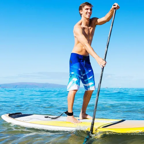 Miniatura 5 de 2 correas de tabla de surf, correa en espiral, para tabla de remo, para tabla de surf, compatible con SUP Surfing, correa de cuerda de pierna
