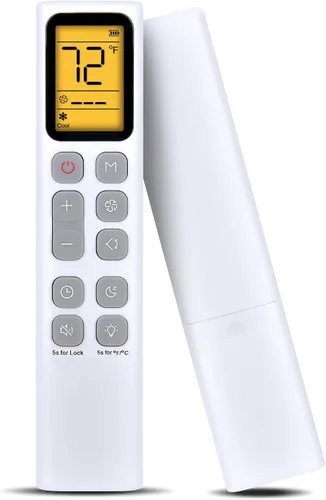 Miniatura 9 de Mando a distancia de CA de repuesto para aire acondicionado portátil DREO AC318S AC319S - Conmutable entre Fahrenheit y Celsius (negro)