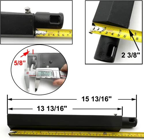 Miniatura 3 de Parts DB101 - Juego de 3 tubos de quemador de hierro fundido de 15 13/16 pulgadas, piezas de repuesto para parrilla de gas Jennair 720-0061