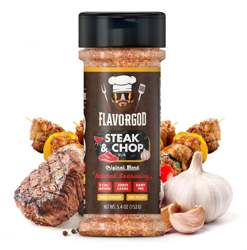 Miniatura 27 de Mezcla de Condimentos con Sabor a Queso de FlavorGod - Mezcla de Especias Premium Totalmente Natural y Saludable para Pollo, Verduras, Ensalada
