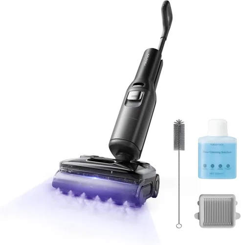 roborock F25 Aspiradora Ultra de Vapor Húmeda y Seca, Trapeador de Vapor de 356°F y Aspiradora Trapeador Inalámbrica de Agua Caliente de 187°F Todo