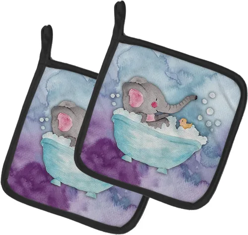 Miniatura 85 de Caroline's Treasures BB7370PTHD - Juego de soportes para ollas de herradura para cocina, resistentes al calor, almohadillas calientes para cocinar