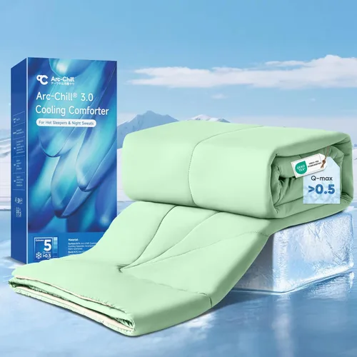 Elegear - Edredón refrescante King absorbe el calor corporal para mantenerse fresco, cobija refrescante para personas que duermen con calor,