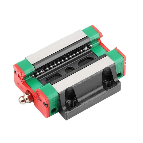 Miniatura 4 de Riel guía lineal cuadrado EGW20-25.59 pulgadas / 25.591 in + 2 piezas EGW20 CA bloque deslizante de brida para máquina CNC y proyecto de bricolaje