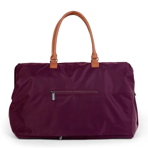 Miniatura 4 de Childhome Bolsa de pañales original para mamá, bolsa grande para viajes y hospital, imprescindible para el embarazo (berenjena)