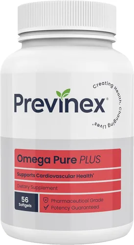 Omega Pure Plus: Suplemento de aceite de pescado Omega-3. Libre de mercurio. Triple fuerza. Apoya la salud cardíaca, la salud cognitiva y la salud