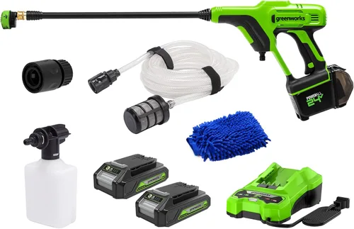 Miniatura 11 de Greenworks Limpiador de Alta Presión de 40V (600 PSI 0.8 GPM), Batería de 2Ah USB y Cargador Incluidos