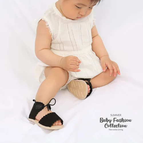 Miniatura 61 de Sandalias de verano para bebés, niñas y niños, unisex, antideslizantes, suela suave, transpirable, para primeros pasos, zapatos de playa al aire